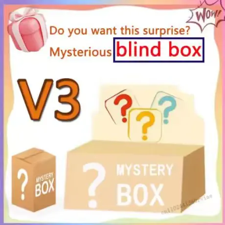 (الجيل الثالث) صندوق أعمى ~ 2025 جديد 【v3】سلسلة صندوق أعمى، ألعاب لطيفة هدايا مفاجئة، صندوق غامض بسلسلة مفاتيح على شكل دمية فينيل ~ #1