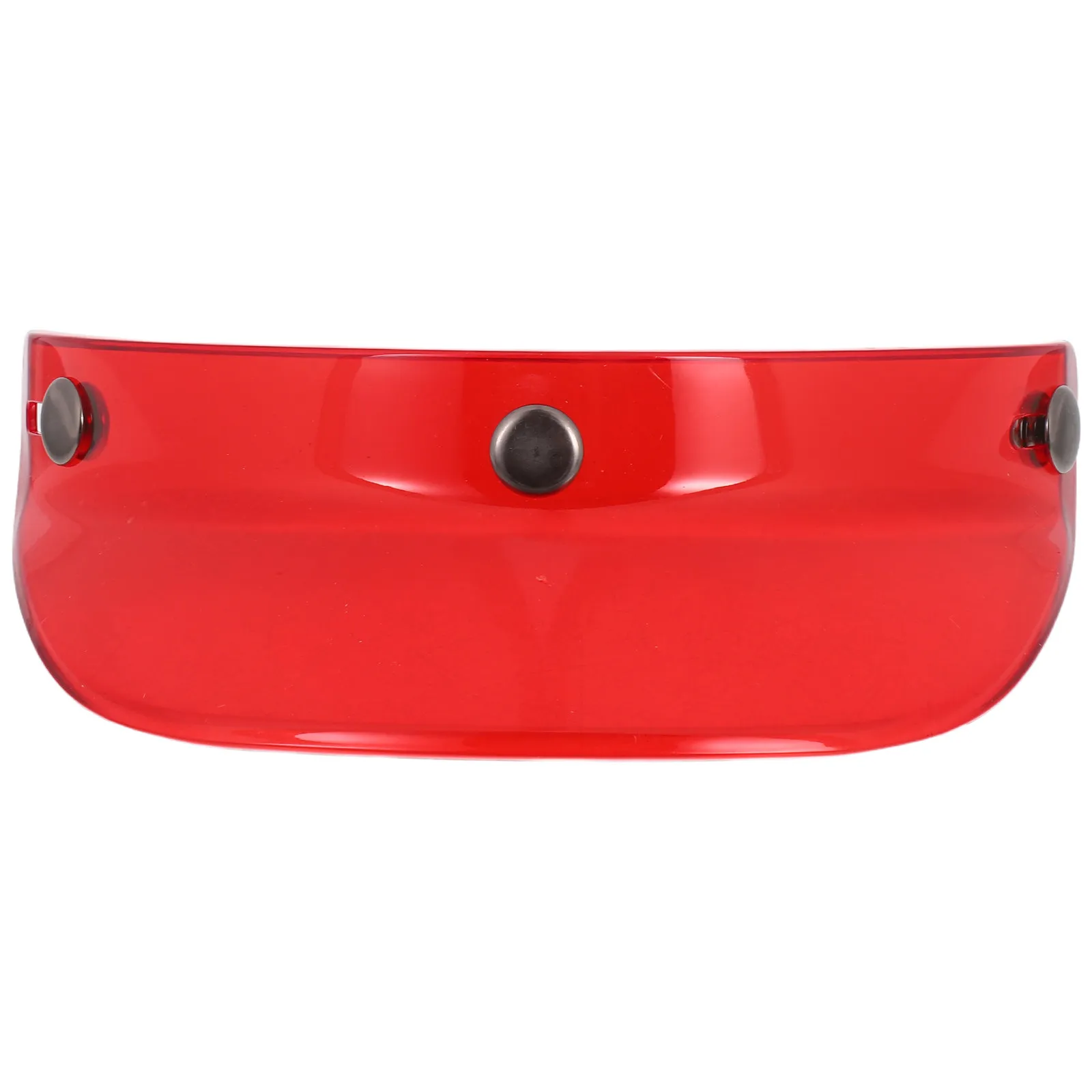 

Retro Motorcycle Peak Visor Three-Snap Attachment Uv Sun Shield Lightweight Replacement Accessory for Riding Warm