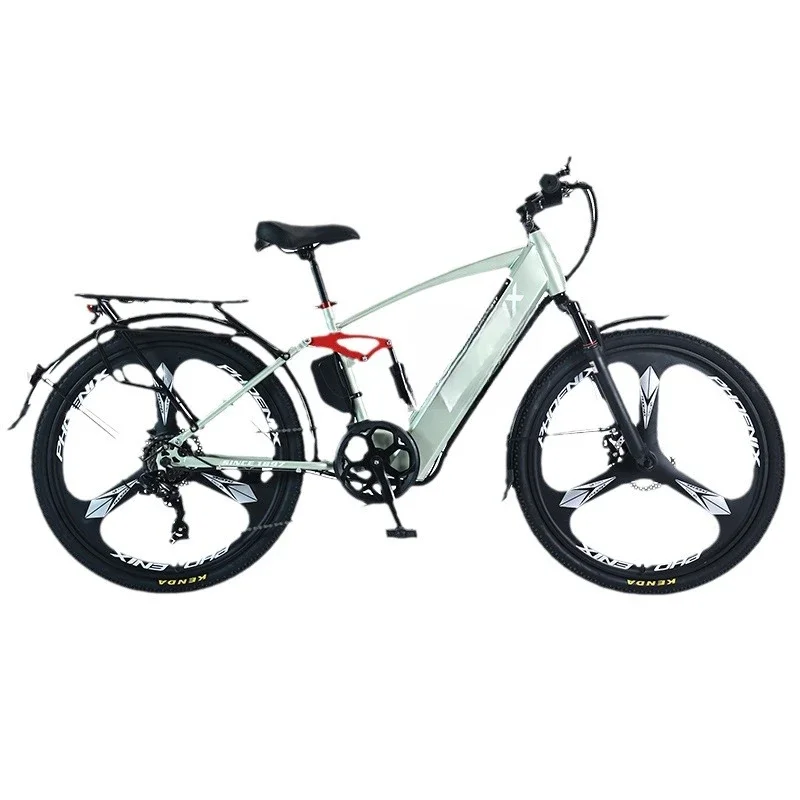 Electric bicycle, commuter new national standard lithium battery 26-inch variable speed recreational scooter
