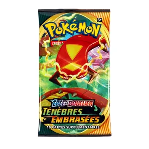 Versão Francesa Pokémon TCG: Espada e Escudo, Caixa de reforço Darkness Ablaze, Cartas Pokémon, Caixa de 36 pacotes 8 principais vendas convite pokemon - №4