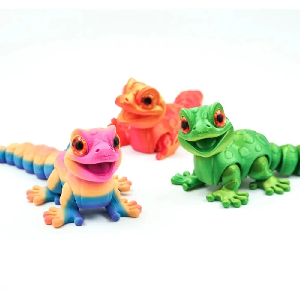 Mini jouet sensoriel en Relief, animaux imprimés en 3D mobiles à articulations multiples, mignon, accessoires amusants pour la maison, cadeau pour enfants, nouvelle collection
