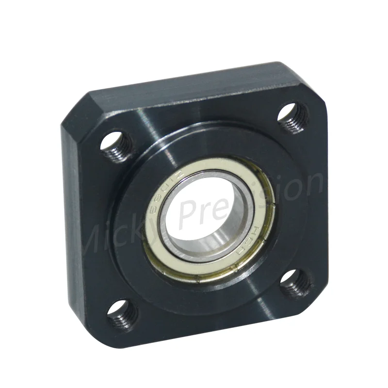 Inlay Retaining Ring Type Square Flange Bearing with Housing Bearing seat assembly Aluminum Carbon Steel Nickel diameter 3-50mm