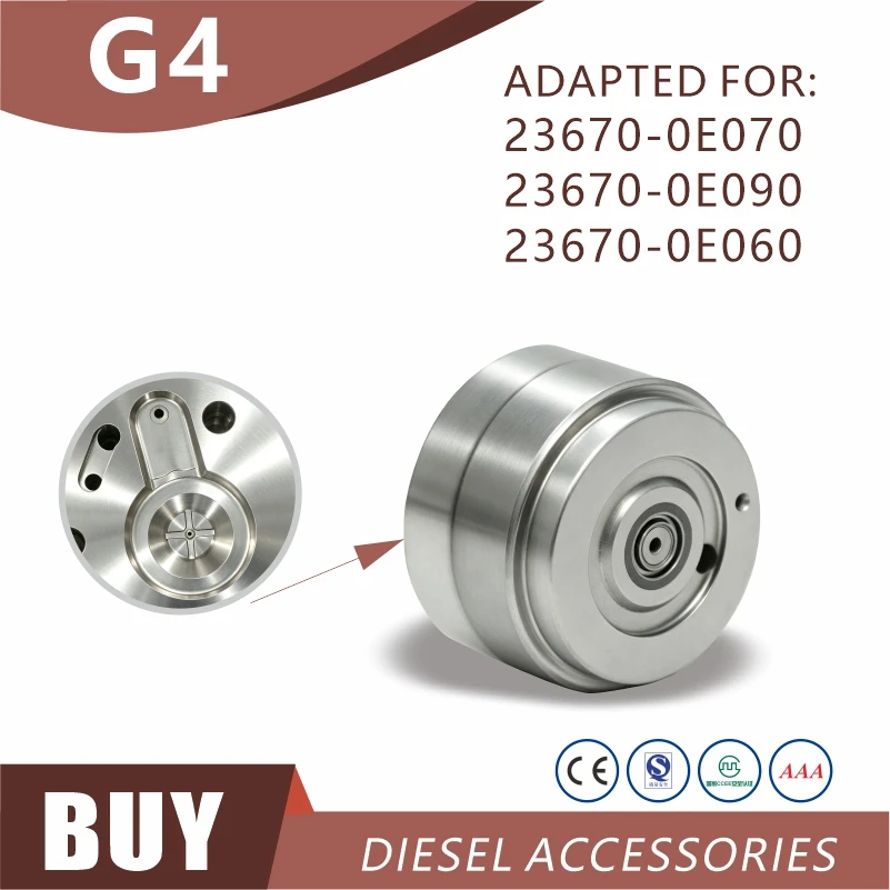 Electric Fuel Injector Control Valve Plate G4-02/04/16/17 Is Suitable For 23670-0160 23670-0550 23670-0E060 295700-0140 Y2827