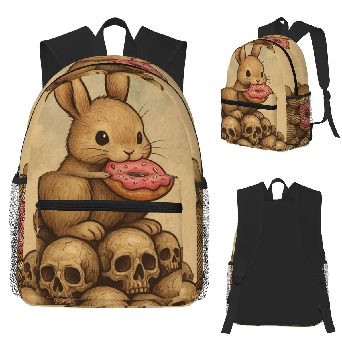 

Macabre Sweetness Student Backpack School Bag Hiking Travel Daypack for Men Women Fashion Bookbag Shoulder Bags