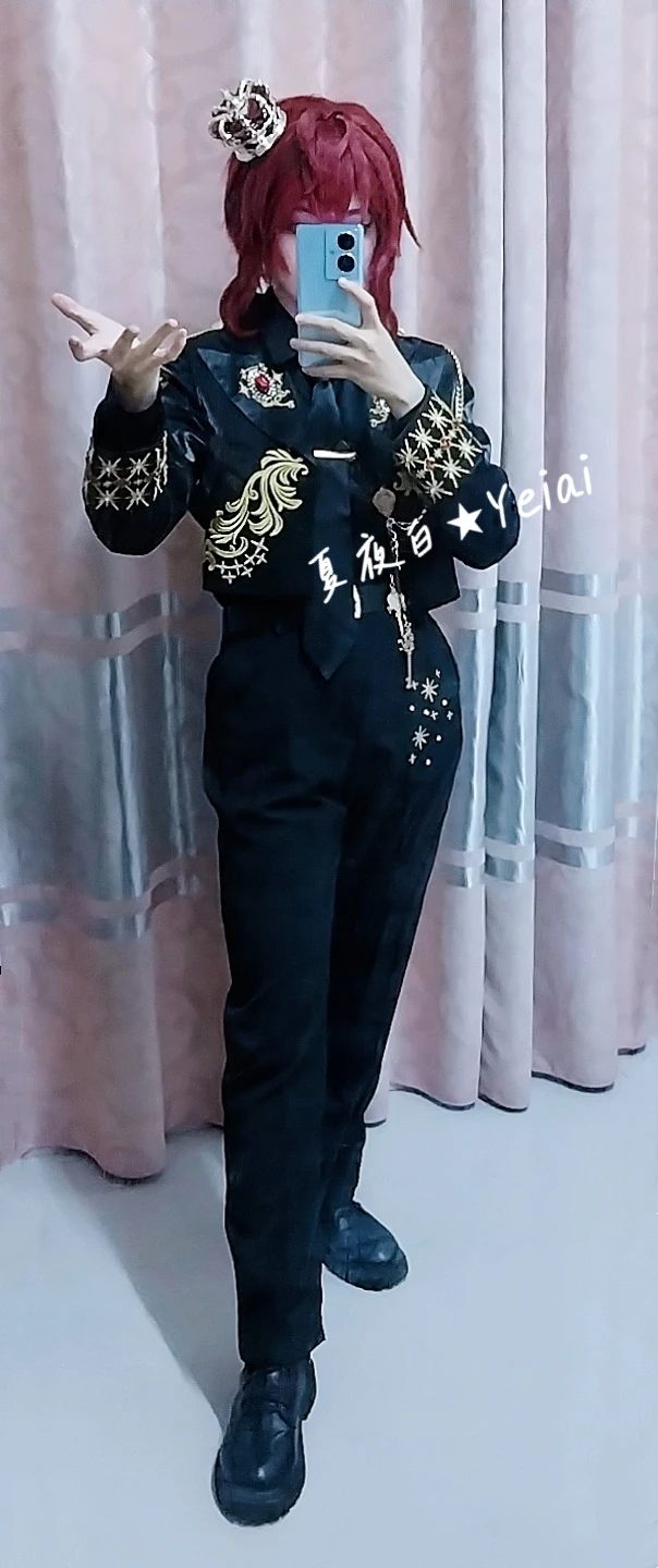 Disfraz de Cosplay de 2025, acertijo/ace/duce/gris, disfraz de Halloween, Navidad, 5. ° aniversario, disfraz de Cosplay retorcido del país de las Maravillas