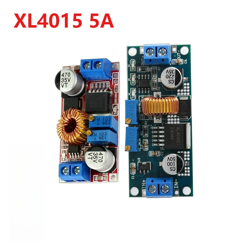1PCS XL4015 5A Back Step Down Converter DC To DC CC CV Lithium Battery Step-down Charging Board LED Power Buck Converter Module