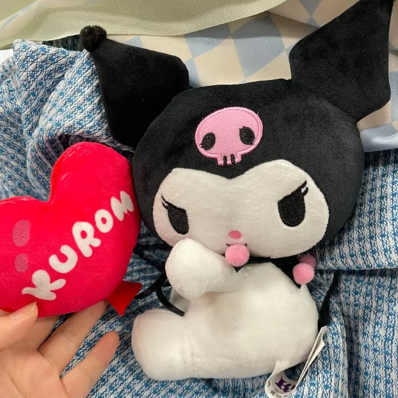 

Kawaii Sanrio Kuromi Plush Toy Cute Dreamy Amusement Park Series Plush Doll Backpack Pendant Anime Girl Festival Gift