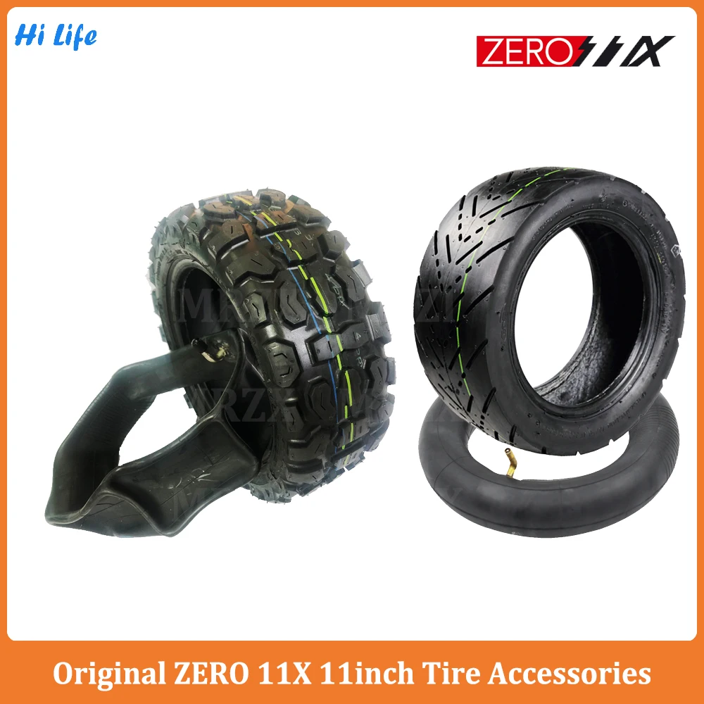 11 inch Pneumatic Tire Tubeless Tire Off-Road City-Road Tire for Zero 11X Kaabo Wolf Warrior II Kaabo Wolf King+ E-scooter