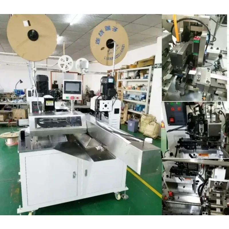 Automatic Wire Cable Cutting Stripping Crimping Machine for Flat Ribbon Cable