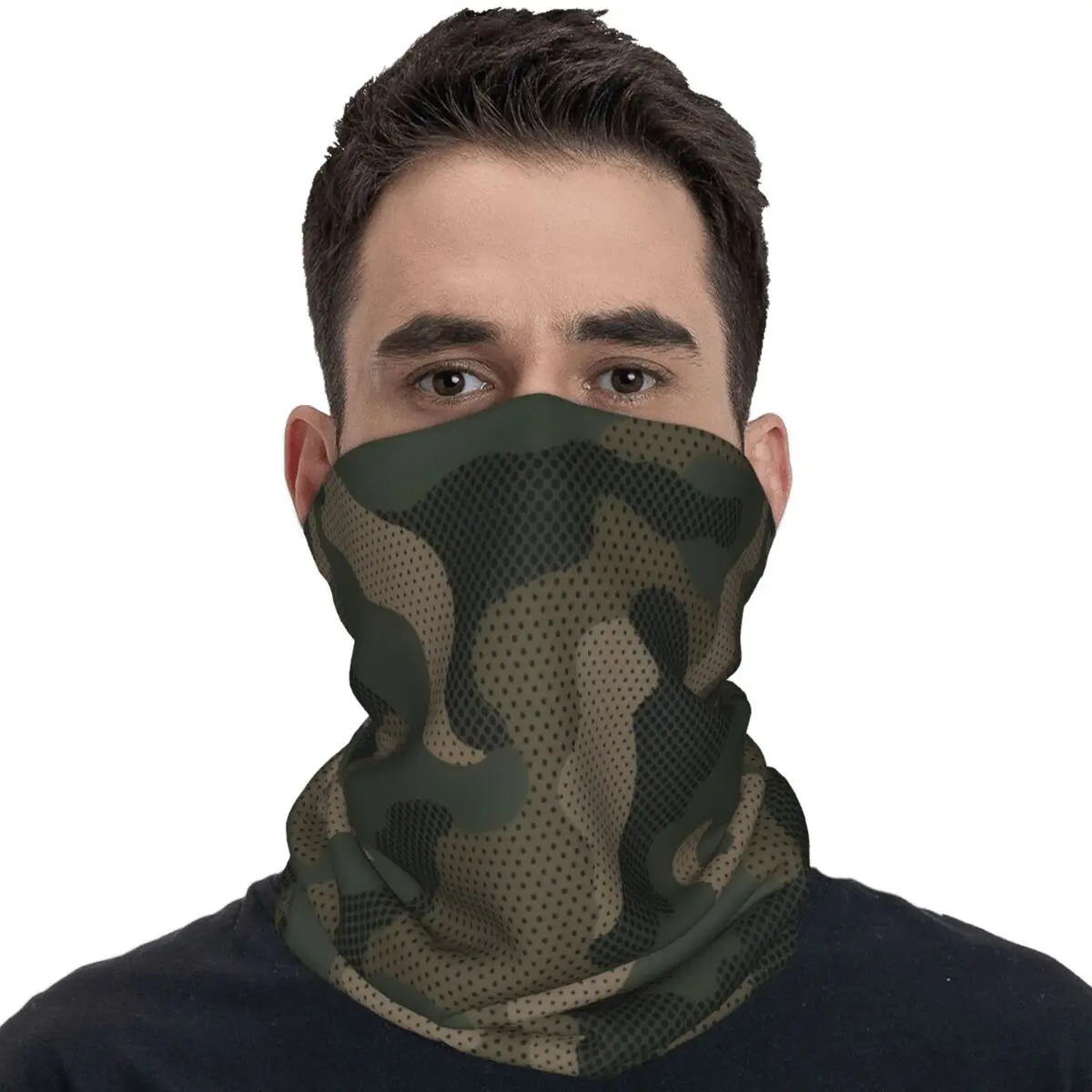 Outdoor Sport Balaclava Flecktarn Camouflage Bicycle Mask Neck Warmer Face Masks Fun Hiking Camping Sun Protection Scarf Bandana