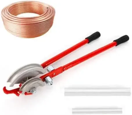15 mm/22 mm Handbiegezange mit 2 Metall-Druckrollen, Professionelle Manuelle Rohrbiegezange, Robustes Rohrbiege-Set – Detail 2