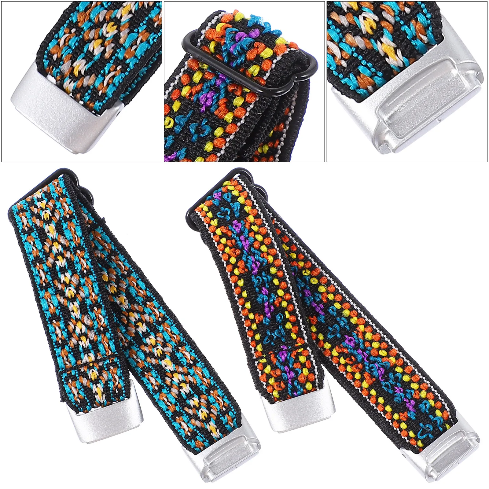 

2 шт. нейлоновые ремешки для часов, высокопрочные, гибкие, модные, удобные, с отличной сохранностью формы, для мужчин и женщин