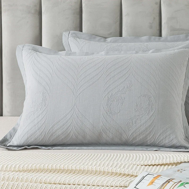 2 Pcs Free Shipping 100% Gauze Cotton Pillowcase 75*50cm With 25 Optional For Home Bed Decorative Pillow Cover Case