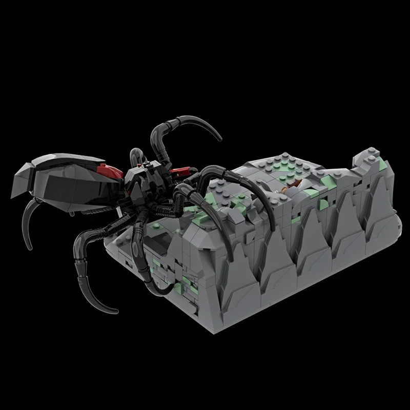 

Строительные блоки Moc, модульная модель злая лобера, дуэль, технология, кирпичи, сделай сам, волшебные кольца, знаменитая сборка сцен, замыкание, подарки, игрушки