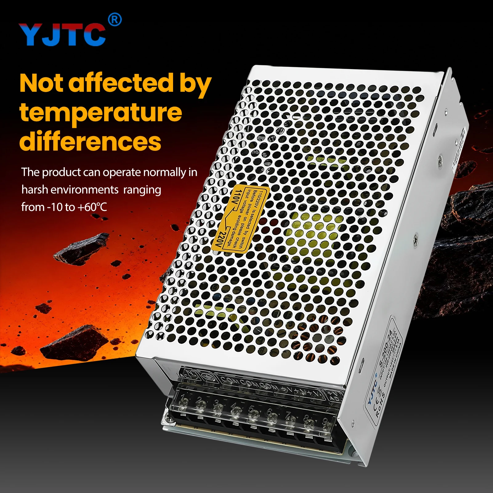 S-25W 35W 75W 100W 120W 200W 250W 12V/24V 240VAC Input Ultrathin Switching Power Supply Bench/Laboratory Industrial Transformer