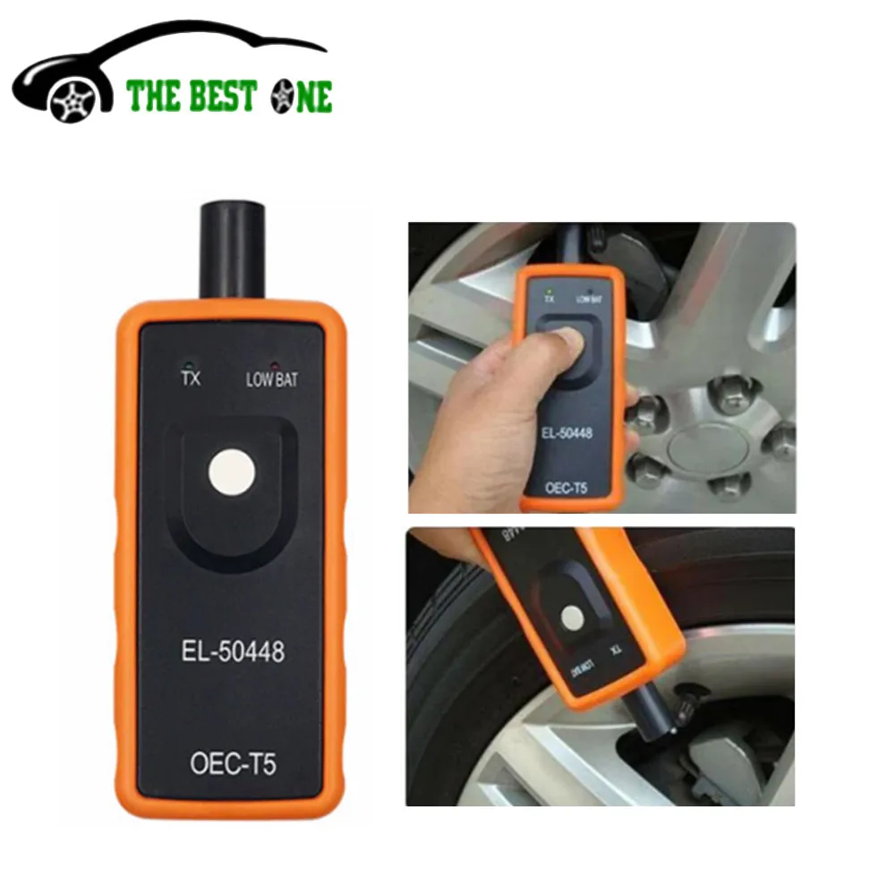 Gran venta TPMS EL-50448 OEC-T5 Foropel/gm sistema de supervisión de presión de neumáticos EL50448 herramienta de reinicio TPMS EL 50448 probador mecánico