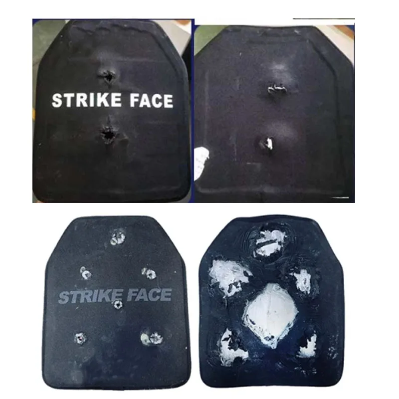 10X12" NIJ IV Level 4 Ballistic Bulletproof Plate Insert Schoolbag Tactical Vest PE+SIC Ceramic Plates Body Armor Stand Alone