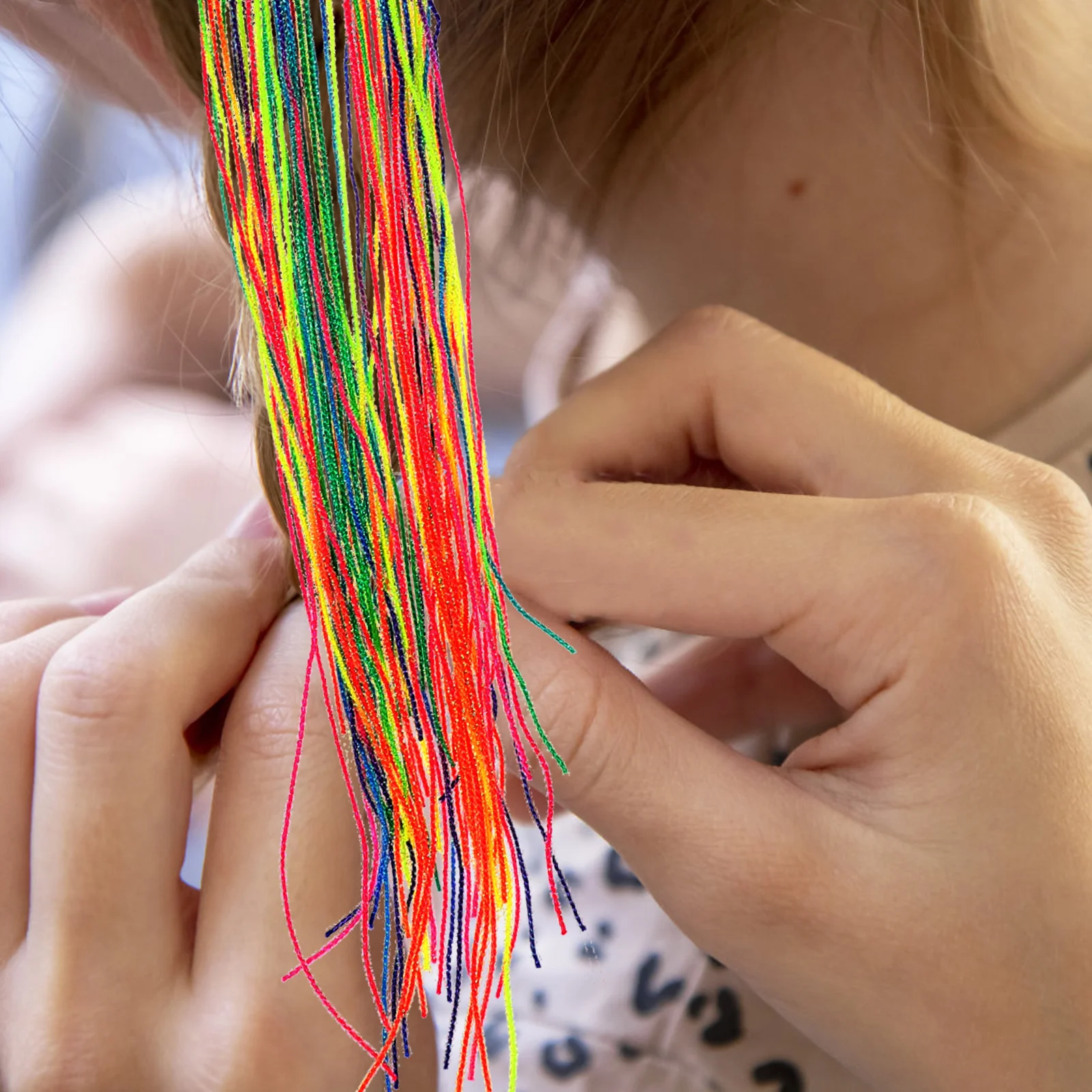 

30pcs Rope Colorful Strings Reusable Hair Braid Ropes Soft Reusable Teen Accessories Braiding Ornaments
