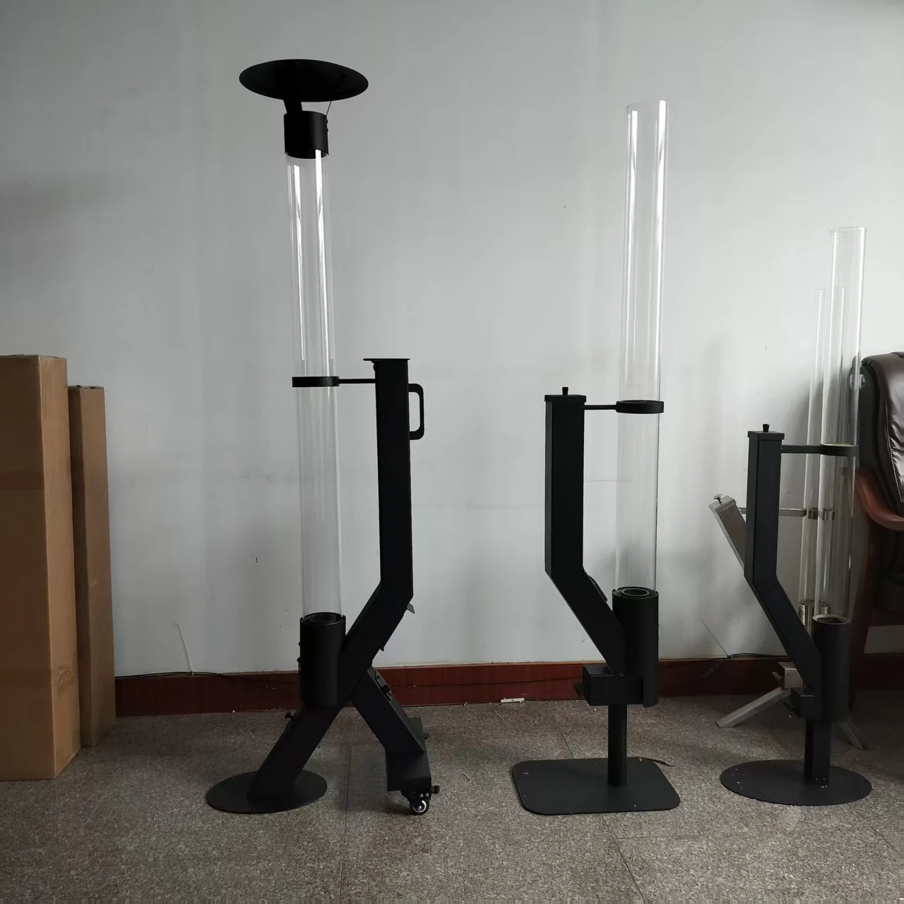 Factory Direct Supply Visible Fire Rocket Stove Safe Touch Handle Stove High Temp Resistant Coating Portable Rocket Stove