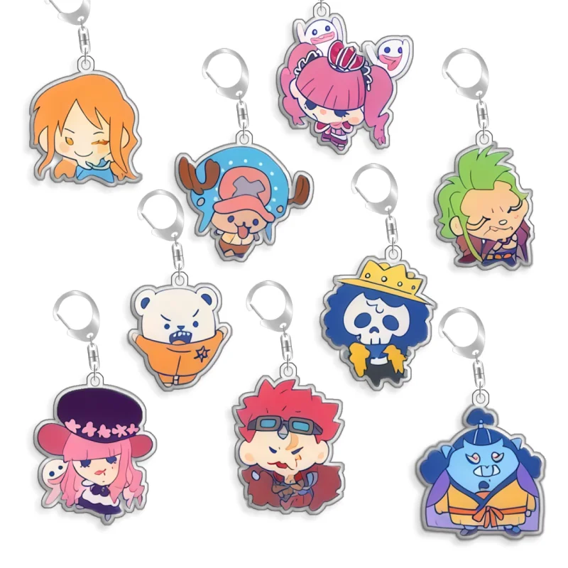 

Брелок-подвеска для рюкзака OP OPTCG с картой Бартоломео Пероно (Бепо), подарок для фанатов аниме и игр, украшение из переработанного акрила, редкая коллекционная карта-игрушка