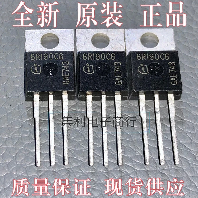 10PCS/Lot 6R190C6 IPP60R019C6  20A/650V New And Imported Orginial Fast Shipping In Stock