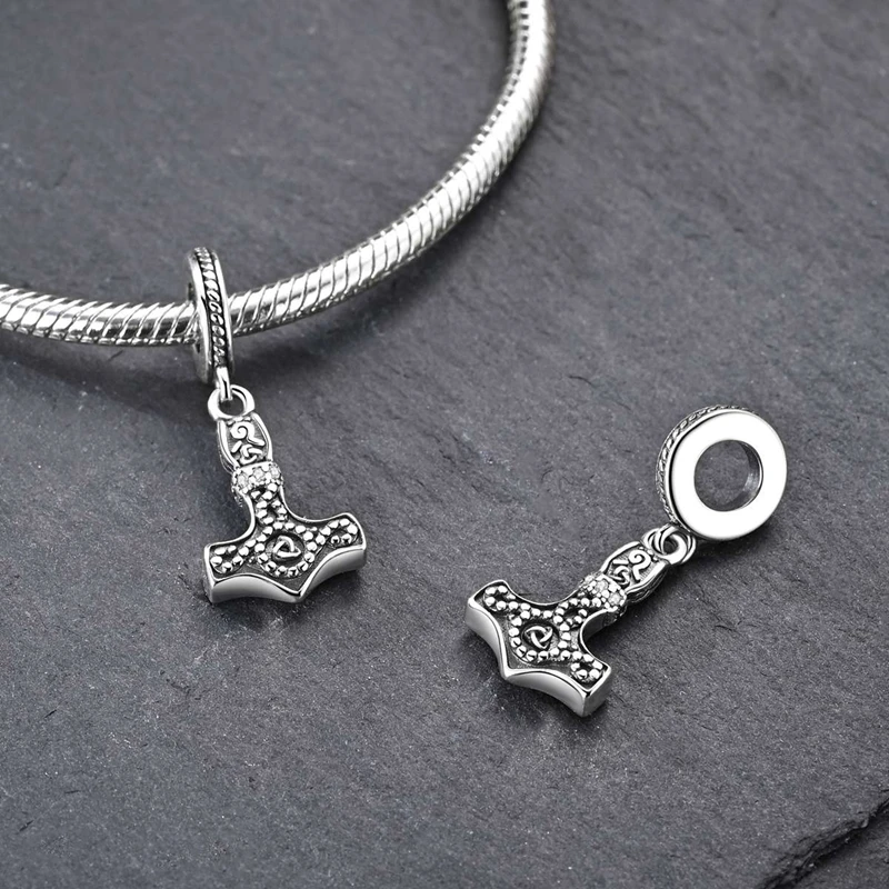 925 Sterling Silver Mythology Series Charms Beads Boat Axe Tree of Life Pendants Fit Original Bracelet Women Girls Jewelry Gifts view 5