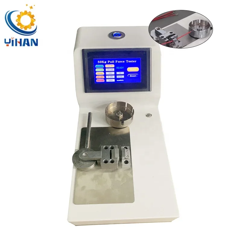 YH-500N Electric wire terminal tension tester terminal load push pull tester wiring harness tension crimping testing machine