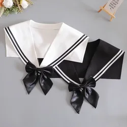 Fashion Navy Style SFake Collar Woman Neck Detachable Collar Tie Necklace Detachable Lapel Shirt False Tie Neckwear Nep Kraagie