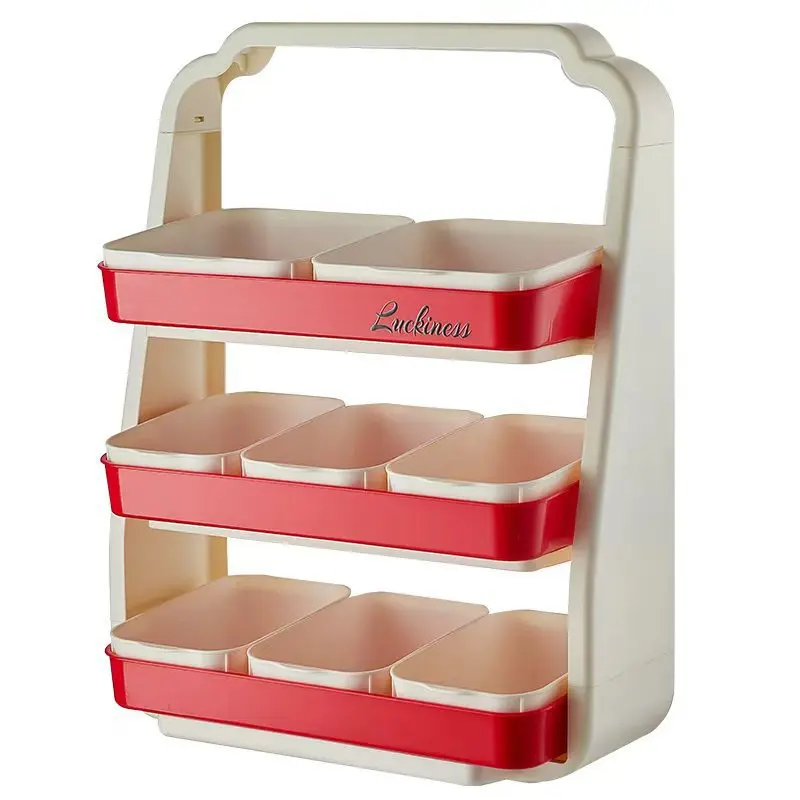 Side dish, hot pot, vegetable platter, kitchen partition, multi-layer preparation dish, multifunctional household dish tray