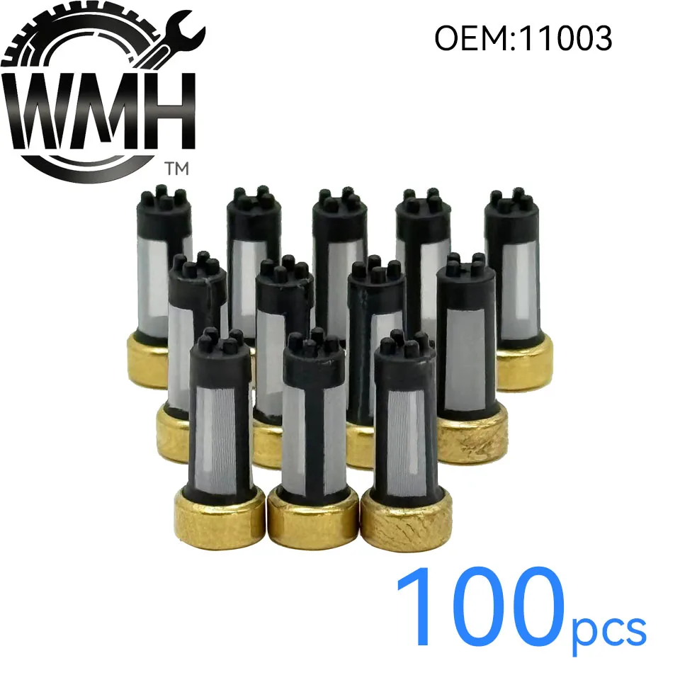 100 قطعة 11003 حاقن الوقود طقم تصليح مايكرو تصفية لنيسان باثفندر ميتسوبيشي 3.5L 6*3*14 مللي متر MD619962 0280150415