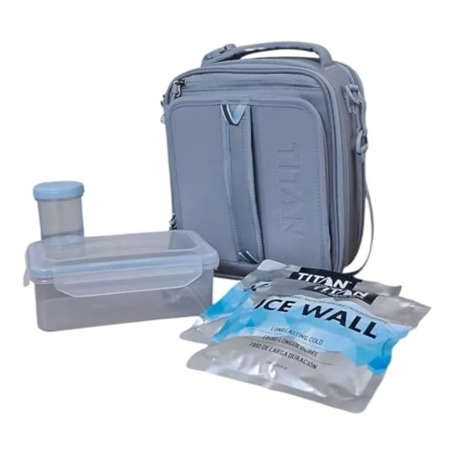 

Expandable Lunch Box with Insulated Design for Work and Travel Features Crush-Resistant Construction Dual Ice Walls for Extende