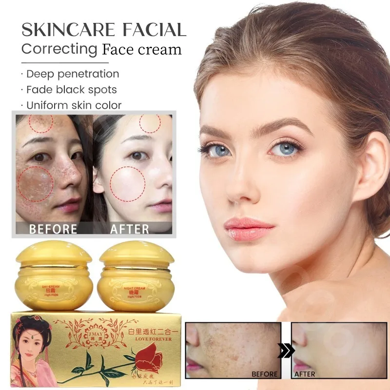 Skin Care Skin Whitening & Anti-Freckle Cream Sets Magic Whitening Cream 20g+20g Face Cream