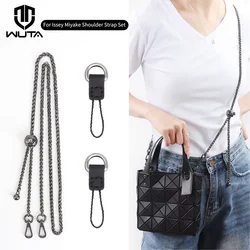 WUTA Metal Bag Chain For Issey Miyake Bag Accessories Underarm Crossbody Replacement Handbag Strap Anti-wear Kevlar Buckle