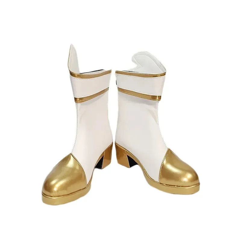 RealCos Game LOL Star Guardian Seraphine Cosplay Boots Shoes Prop High Heel Halloween Accessories Made to Order