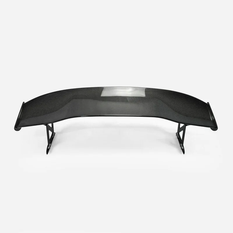 Suitable forSuitable forUniversal Model Car Modification Large Js Racing Style Carbon Fiber GT Spoiler Fixed Wing Addition