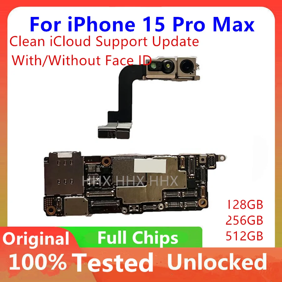 iPhone 15 / 15 Pro / 15 Pro Max用マザーボード、Face ID付きメイン