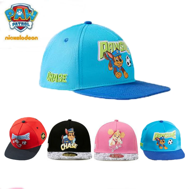 Genuine PAW Patrol Chase Marshal Skye Rubble Girls Boys Baseball Cap Adjustable 53-55 For Age 3-8Y Children Toy Birthday Gift