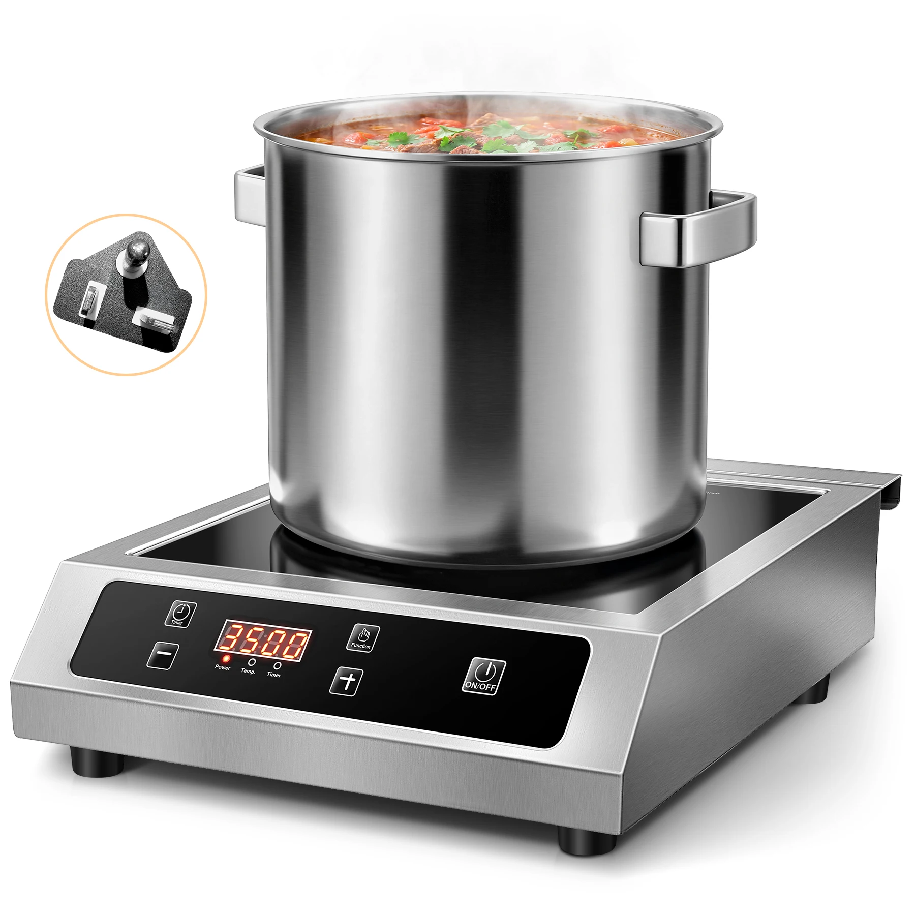 3500W Commercial Induction Cooktop 1