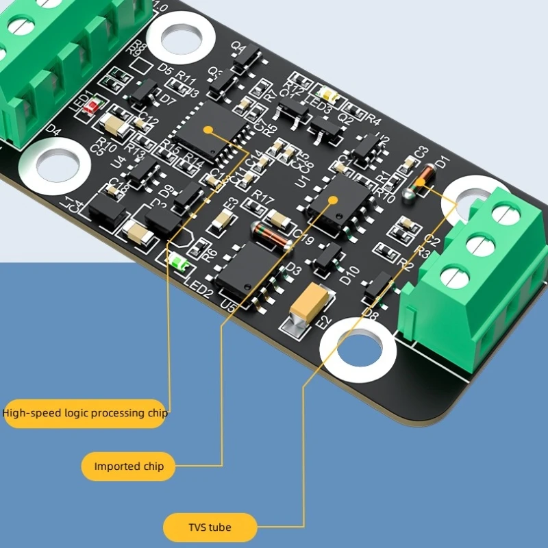 DTECH IOT5088 Passive Bidirectional Converter RS485 to 232 Two Way Communication Module