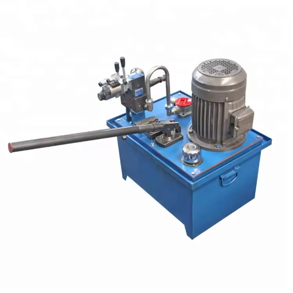 professional durable low noise hydraulic power pack with manual pump