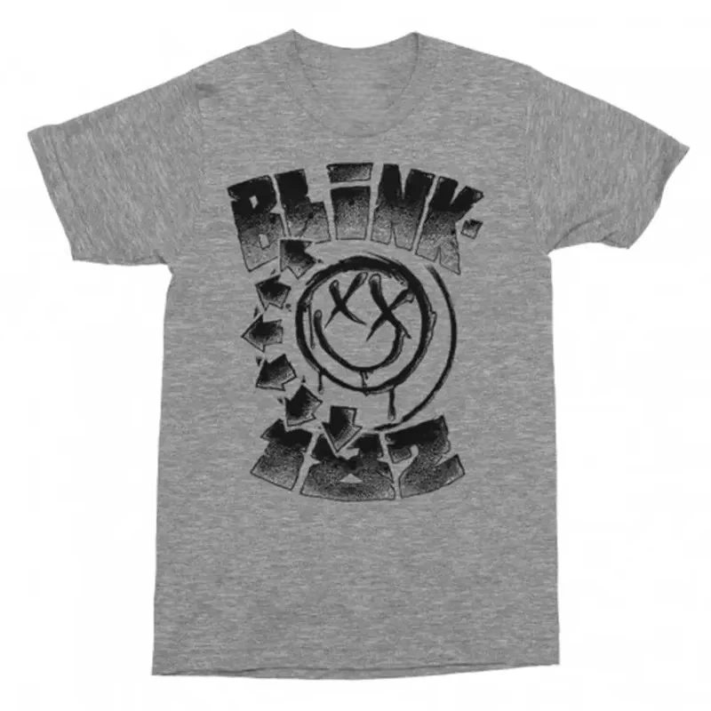 2026 Cool Hot Blink182 Das Lächelnde Punk-Kaninchen Graffiti-Kaninchen-Illustration Amerikanisches Retro High Street T-Shirt Sui – Detail 4