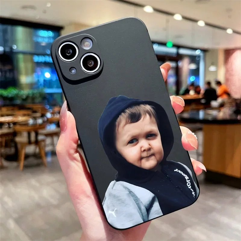Funda de teléfono de Babaite Hasbulla para iPhone, carcasa suave de silicona a prueba de golpes, para 16, 15, 14, 13, 12, 11 Pro Max, Mini, 8, 7 Plus