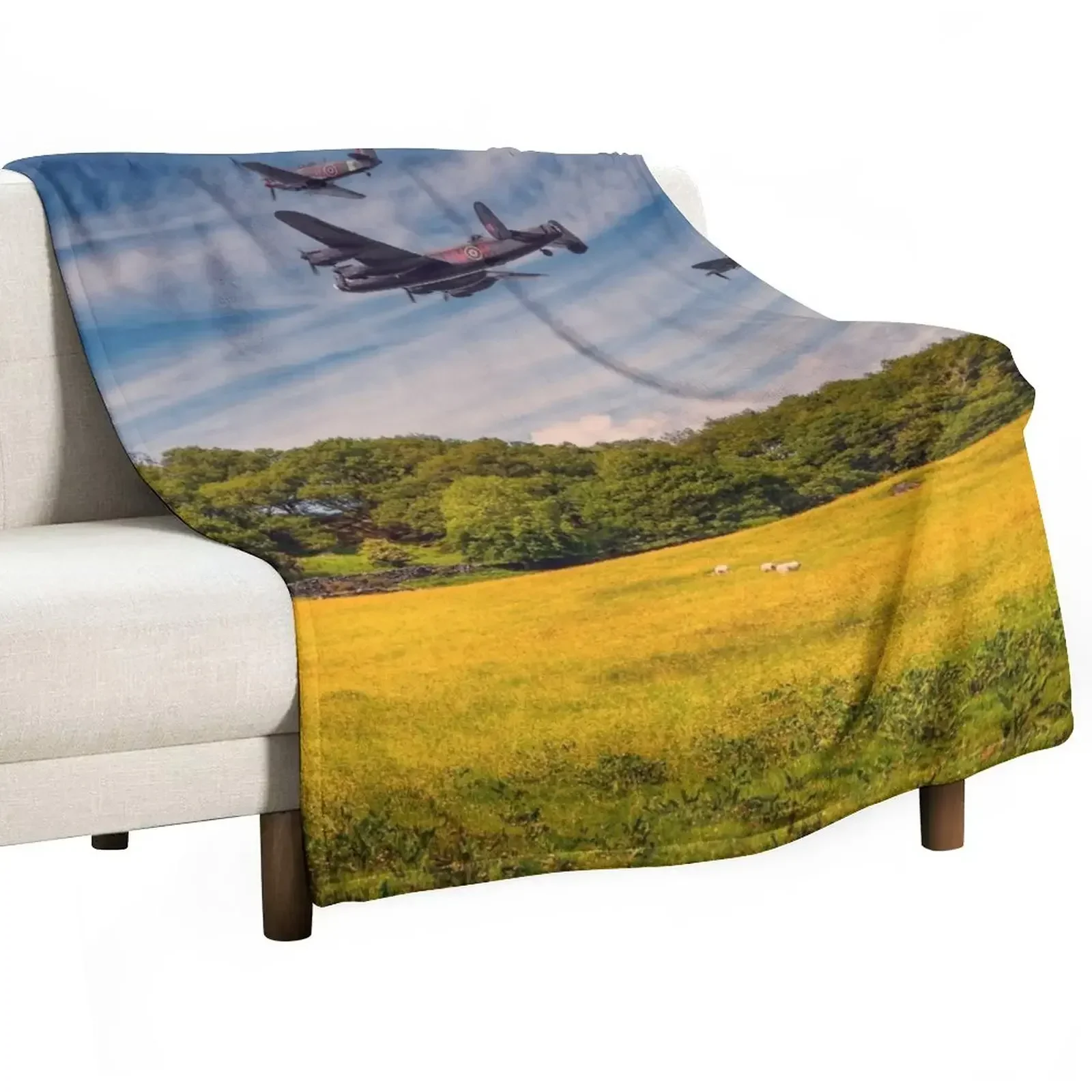 

Battle of Britain Memorial Flight Throw Blanket Decorative Throw Vintage Blankets