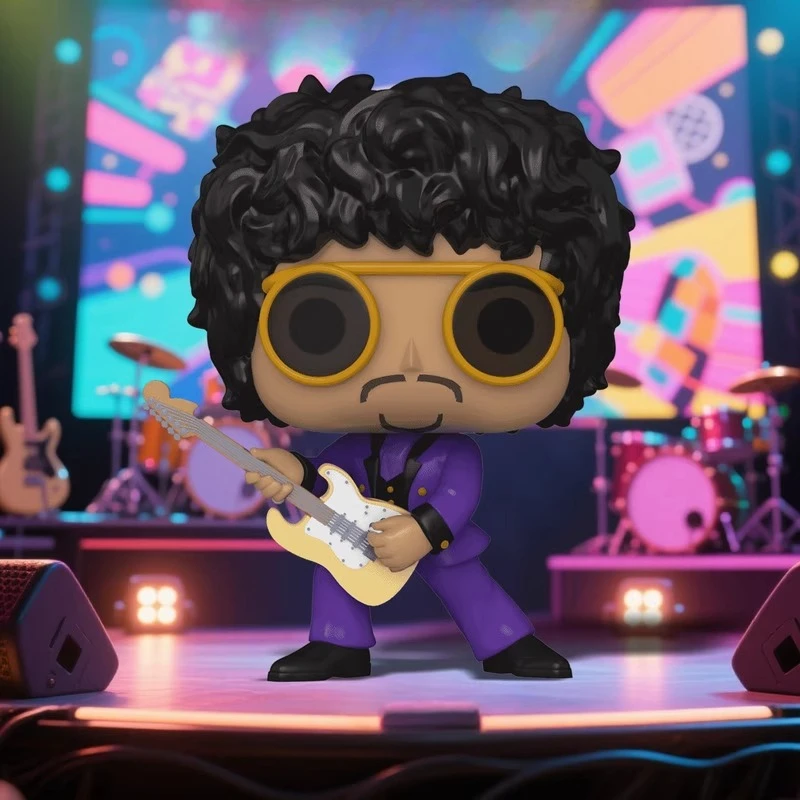 

Genuine Edition FUNKO POP《Jimi Hendrix (San Diego Comic-Con Exclusive)》Desktop Decoration Ornament Model Toys Collectible Model
