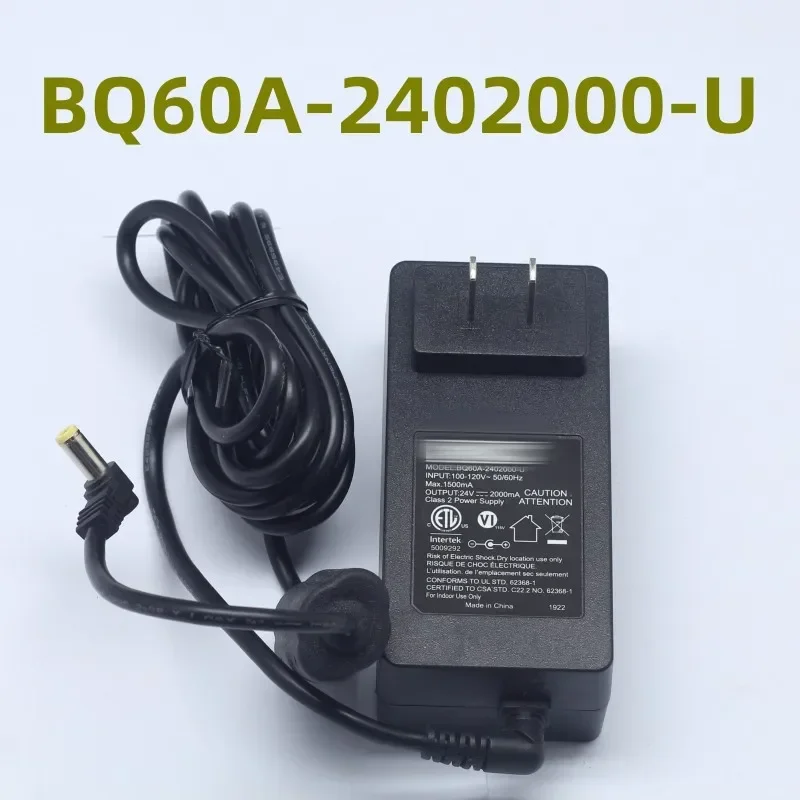 

BQ60A- 2402000 -U 24V--2000MA Адаптер питания внешнего диаметра 5,5 мм Для аудиоусилителя ТВ аудио зарядное устройство
