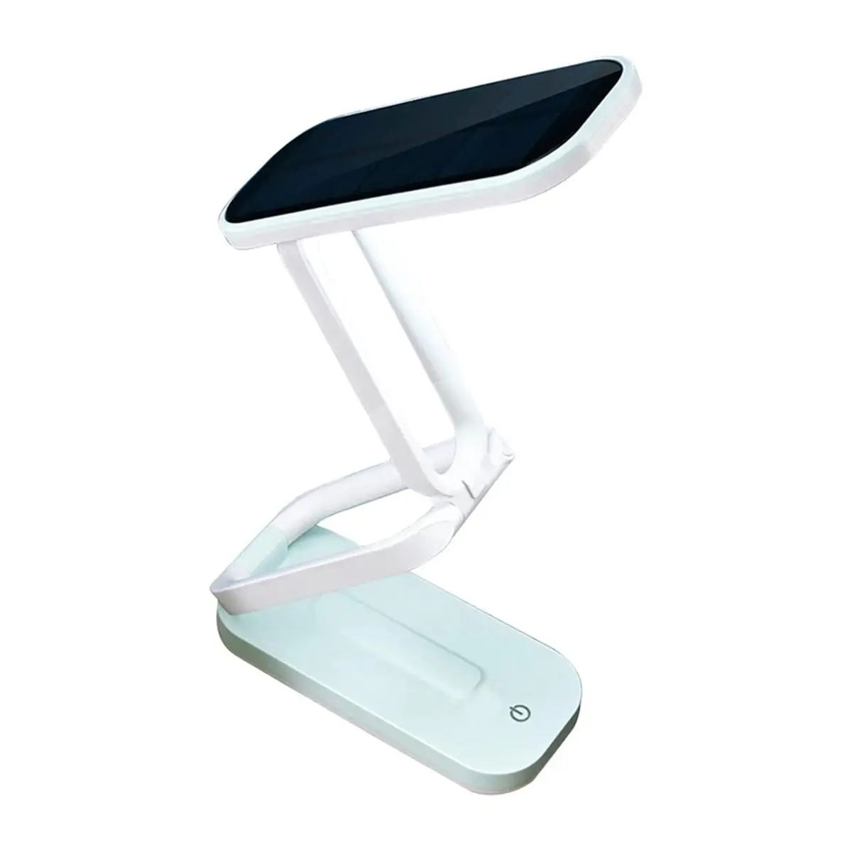 （HOUSEHOLD TOOL）Solar Foldable Desk Lamp, Portable Dimmable LED Reading Lamp for Student Bedside Night Light Cordless Table Lamp