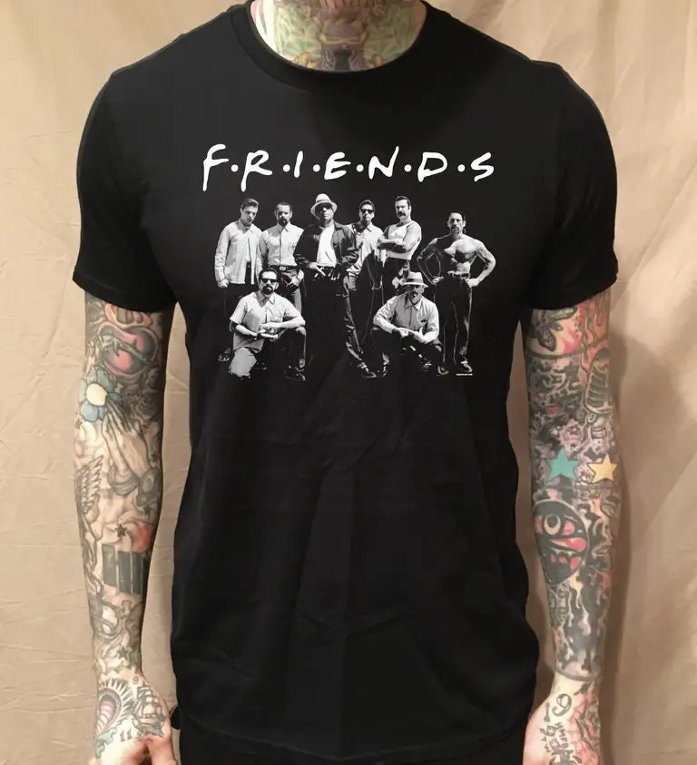 La Onda Friends on Black T Shirt