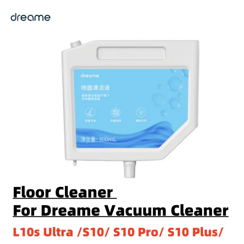 Original 300ML Floor Special Cleaning Fluid Spare Parts For Dreame L10s Ultra S10 S10 Pro S10 Plus Vacuum Cleaner Accessories