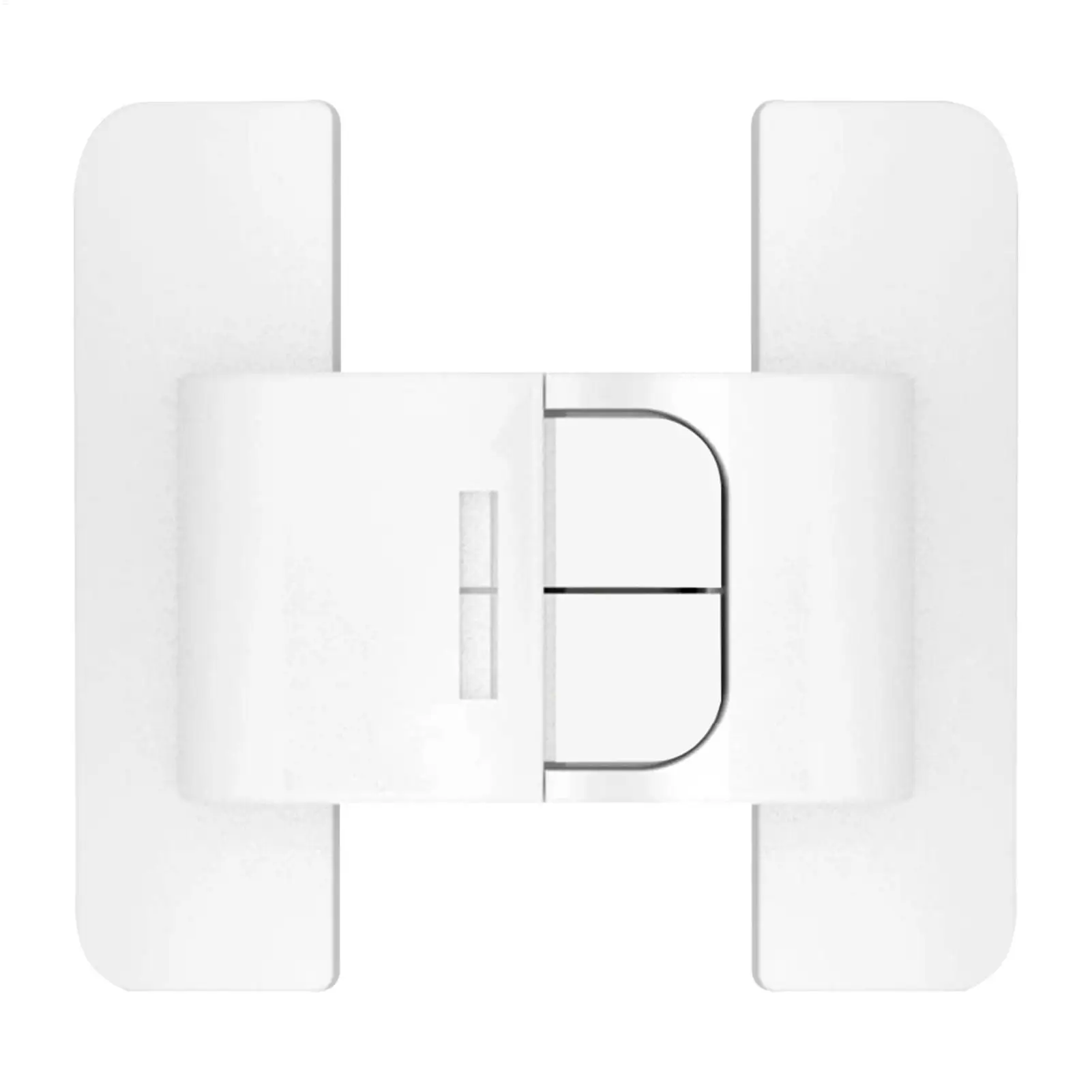 Lock for Fridge Self-Adhesive Fixed Buckle Fridge Closer Metal Glass Refrigerator Locks for Kids Protection Kitchen Cabinets