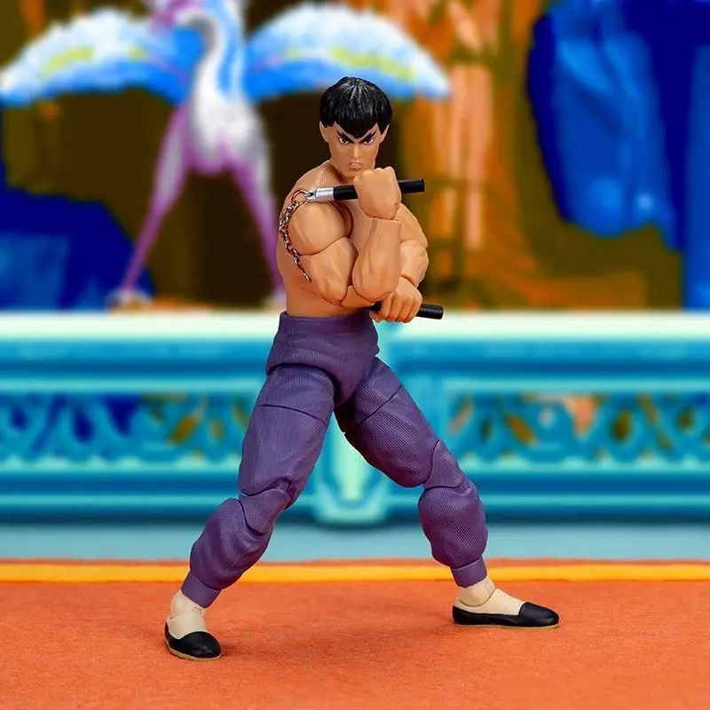 

Предпродажа, новый Jada Toys Street Fighter 2 Fei Long Sdcc Модель игрушки Аниме Фигурка Фигурка Street Fighter Модель Коллекция Подарок
